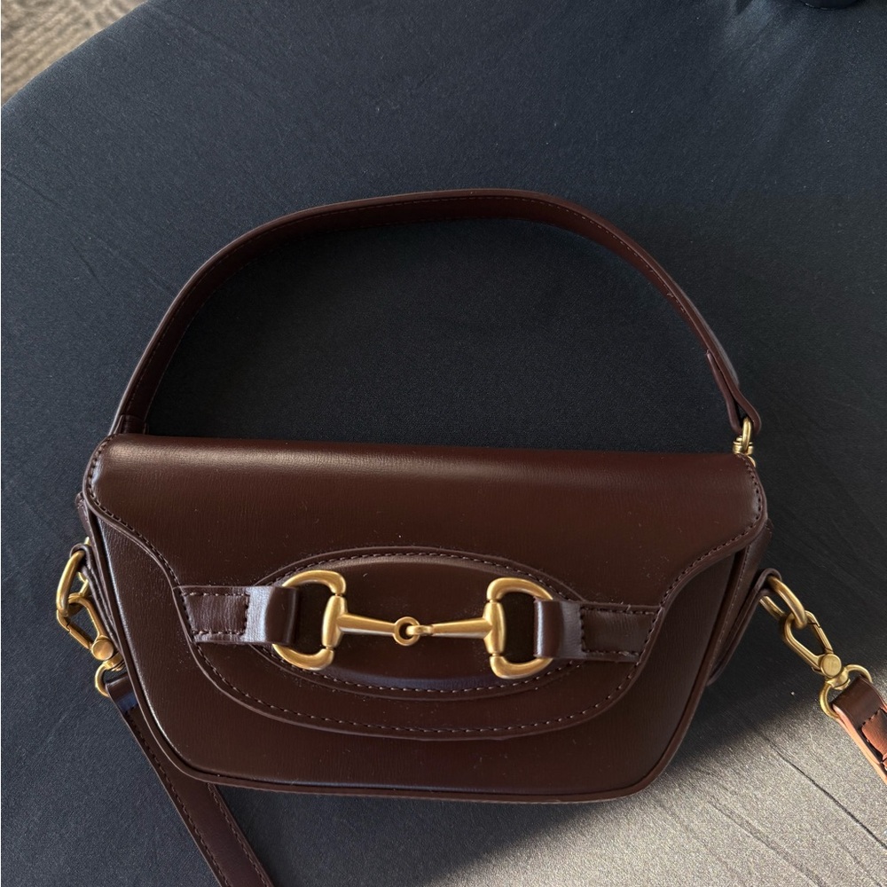 Anthropology Delilah Horsebit 2-in-1 Shoulder Bag